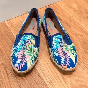Plume by Farylrobin Tropical Print Espadrilles (size 7.5 W)